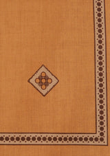 'Canyon Gold' 100% Cotton Selvedge Bandana - #8