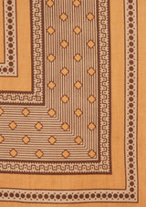 'Canyon Gold' 100% Cotton Selvedge Bandana - #8