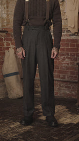 Clark Trousers - Charcoal Flannel
