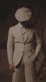 Rivera Pleated Pocket Jacket - Light Prince of Wales