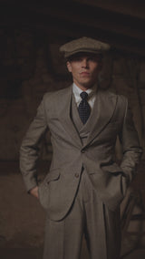 Emile Merino Wool Jacket - Dark Brown Prince of Wales