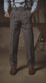 Coleman Classic Trouser - Cement Hopsack