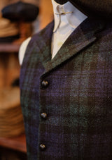 Edison Harris Tweed Waistcoat - Blackwatch