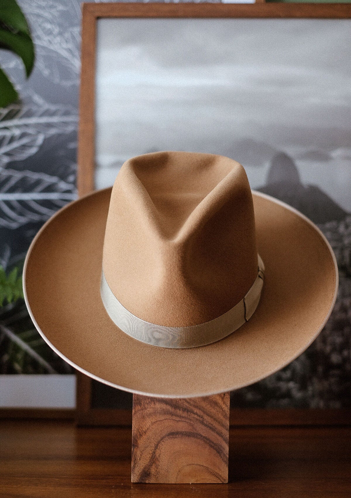 Barstow Wide Brim Fedora - Sand