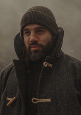 Lambswool Beanie Hat - Black