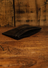 Card Wallet - Black Leather