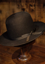 Burbank Rancher Hat - Open Crown - Black