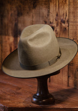 Barstow Wide Brim Fedora - Moss