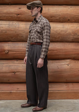 Berkley Brown Vintage Flannel Work Shirt