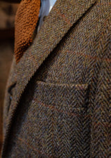 Edison Harris Tweed Jacket - Brown Check