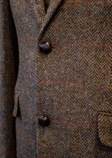 Edison Harris Tweed Jacket - Brown Check