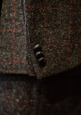 Edison Harris Tweed Jacket - Red Check
