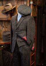 Edison Harris Tweed Jacket - Red Check