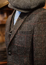 Edison Harris Tweed Jacket - Red Check