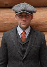 Edison Harris Tweed Jacket - Charcoal Herringbone