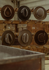 Barstow Wide Brim Fedora - Dark Brown