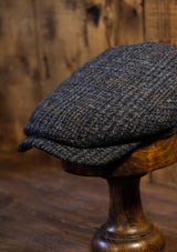 Geary Flat Cap - Harris Tweed Check