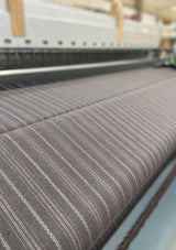 Munro Classic Trouser - Dark Taupe with Vintage Grey Stripe