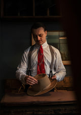 Burbank Rancher Hat - Open Crown - Oat