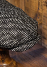 Regency 50 Pence Flat Cap - Grey Fleck Tweed