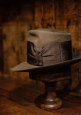Reuben High Crown Fedora - Light Brown