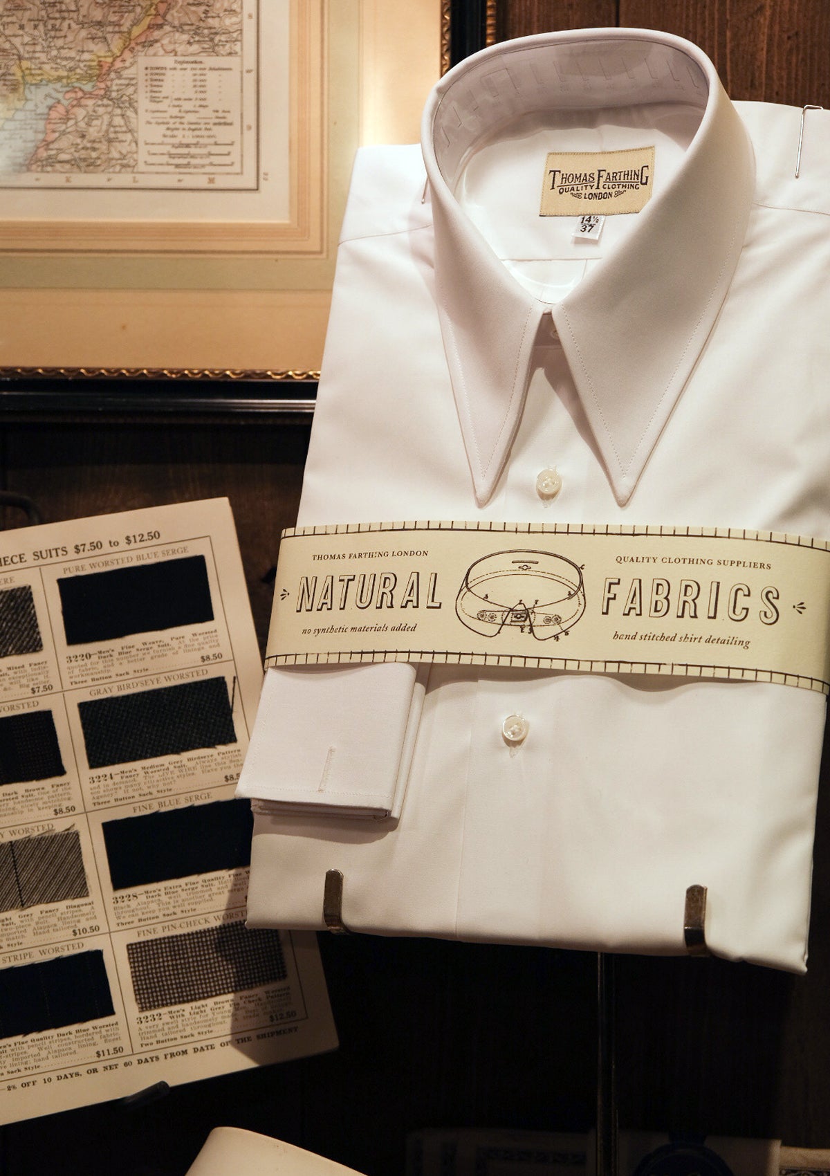 Spearpoint Cotton Shirt - White