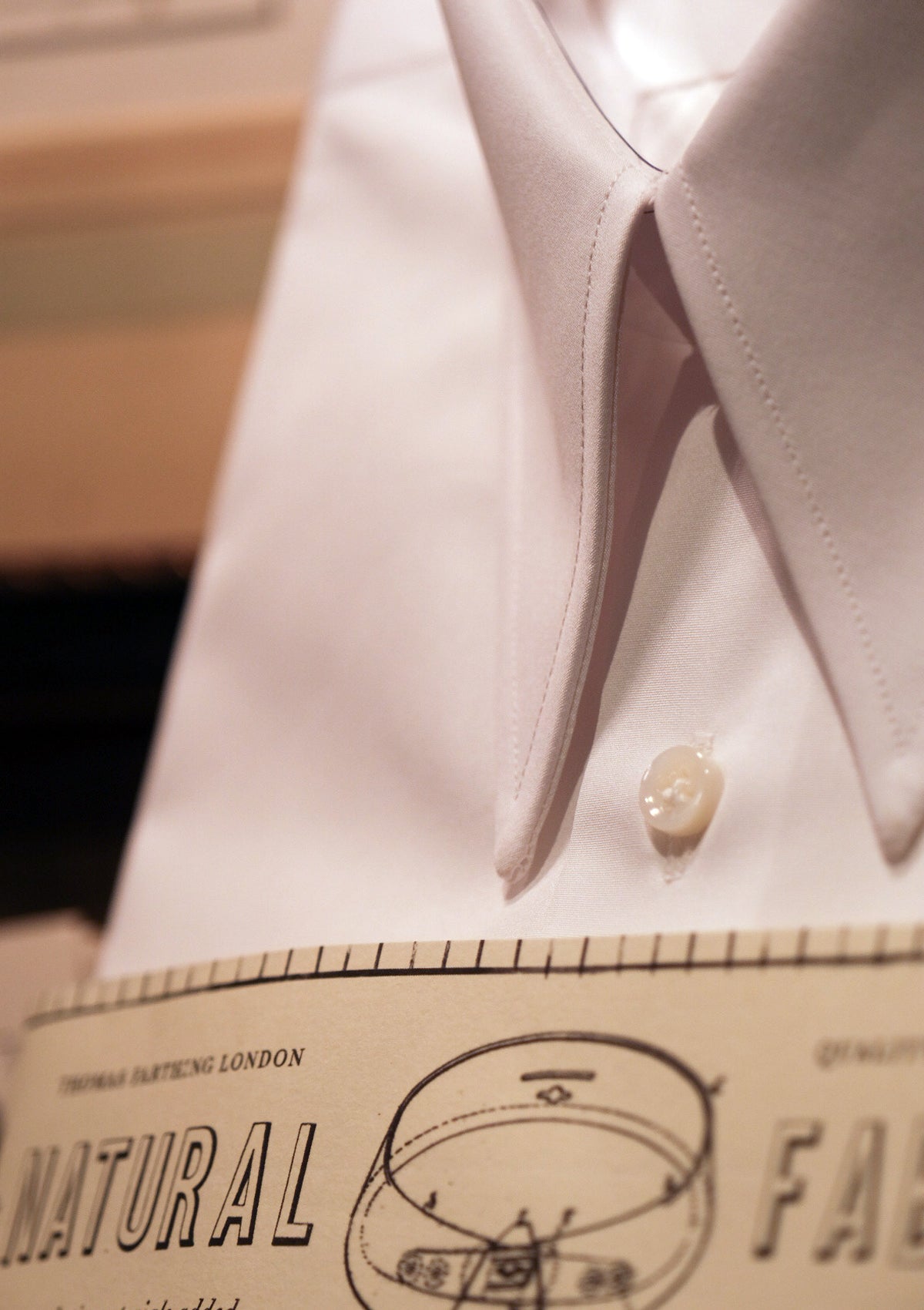 Spearpoint Cotton Shirt - White