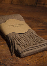 Merino Wool Scarf - Sand